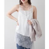 レース切替サテンキャミ | RMAF　NICE CLAUP / OLIVE des OLIVE | 詳細画像2 