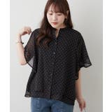 【Web限定】オフィスカジュアルにも♪袖フレアーバンドカラーブラウス | NICE CLAUP / OLIVE des OLIVE　OUTLET | 詳細画像9 