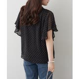 【Web限定】オフィスカジュアルにも♪袖フレアーバンドカラーブラウス | NICE CLAUP / OLIVE des OLIVE　OUTLET | 詳細画像10 