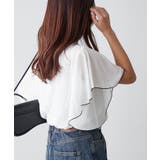 【Web限定】オフィスカジュアルにも♪袖フレアーバンドカラーブラウス | NICE CLAUP / OLIVE des OLIVE　OUTLET | 詳細画像12 