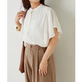 【Web限定】オフィスカジュアルにも♪袖フレアーバンドカラーブラウス | NICE CLAUP / OLIVE des OLIVE　OUTLET | 詳細画像17 