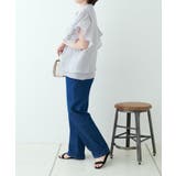 【Web限定】オフィスカジュアルにも♪袖フレアーバンドカラーブラウス | NICE CLAUP / OLIVE des OLIVE　OUTLET | 詳細画像23 