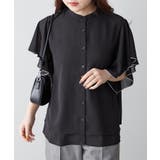 【Web限定】オフィスカジュアルにも♪袖フレアーバンドカラーブラウス | NICE CLAUP / OLIVE des OLIVE　OUTLET | 詳細画像27 