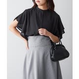 【Web限定】オフィスカジュアルにも♪袖フレアーバンドカラーブラウス | NICE CLAUP / OLIVE des OLIVE　OUTLET | 詳細画像30 