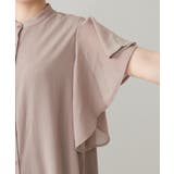 【Web限定】オフィスカジュアルにも♪袖フレアーバンドカラーブラウス | NICE CLAUP / OLIVE des OLIVE　OUTLET | 詳細画像40 
