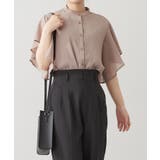 【Web限定】オフィスカジュアルにも♪袖フレアーバンドカラーブラウス | NICE CLAUP / OLIVE des OLIVE　OUTLET | 詳細画像44 