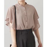 【Web限定】オフィスカジュアルにも♪袖フレアーバンドカラーブラウス | NICE CLAUP / OLIVE des OLIVE　OUTLET | 詳細画像45 