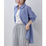 春におすすめ♪ビッグストライプシャツ | NICE CLAUP / OLIVE des OLIVE　OUTLET | 詳細画像12 