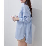 春におすすめ♪ビッグストライプシャツ | NICE CLAUP / OLIVE des OLIVE　OUTLET | 詳細画像4 