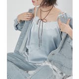 サテンレースキャミチュニック | RMAF　NICE CLAUP / OLIVE des OLIVE | 詳細画像3 