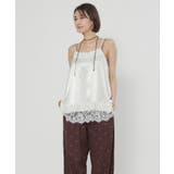 サテンレースキャミチュニック | RMAF　NICE CLAUP / OLIVE des OLIVE | 詳細画像20 