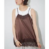 サテンレースキャミチュニック | RMAF NICE CLAUP / OLIVE des OLIVE | 詳細画像43