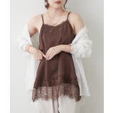サテンレースキャミチュニック | RMAF NICE CLAUP / OLIVE des OLIVE | 詳細画像52