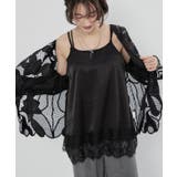 サテンレースキャミチュニック | RMAF　NICE CLAUP / OLIVE des OLIVE | 詳細画像1 