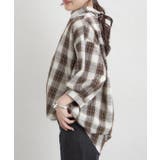 先染めチェックタケノコタックブラウス | RMAF NICE CLAUP / OLIVE des OLIVE | 詳細画像7