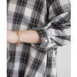 先染めチェックタケノコタックブラウス | RMAF NICE CLAUP / OLIVE des OLIVE | 詳細画像22