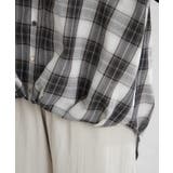 先染めチェックタケノコタックブラウス | RMAF NICE CLAUP / OLIVE des OLIVE | 詳細画像23