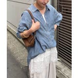【夏も着れる】シアーデニム2WAYシャツ | RMAF NICE CLAUP / OLIVE des OLIVE | 詳細画像26