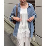 【夏も着れる】シアーデニム2WAYシャツ | RMAF NICE CLAUP / OLIVE des OLIVE | 詳細画像27