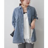 シアーデニム2WAYシャツ | RMAF　NICE CLAUP / OLIVE des OLIVE | 詳細画像3 