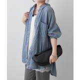 シアーデニム2WAYシャツ | RMAF　NICE CLAUP / OLIVE des OLIVE | 詳細画像4 