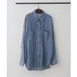 シアーデニム2WAYシャツ | RMAF　NICE CLAUP / OLIVE des OLIVE | 詳細画像18 