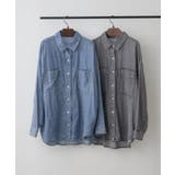 シアーデニム2WAYシャツ | RMAF　NICE CLAUP / OLIVE des OLIVE | 詳細画像20 