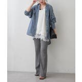 シアーデニム2WAYシャツ | RMAF　NICE CLAUP / OLIVE des OLIVE | 詳細画像7 