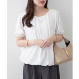 【Web限定】取り外し可能◎チャーム付き裾バルーンブラウス | NICE CLAUP / OLIVE des OLIVE OUTLET | 詳細画像1