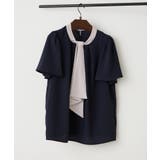 【Web限定】取り外し可能◎襟ぐりチャーム付きボウタイブラウス | NICE CLAUP / OLIVE des OLIVE　OUTLET | 詳細画像2 