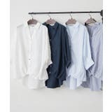 【オフィスコーデにも◎】多釦バックリボンたけのこブラウス | RMAF NICE CLAUP / OLIVE des OLIVE | 詳細画像1