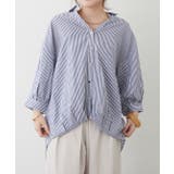 【オフィスコーデにも◎】多釦バックリボンたけのこブラウス | RMAF NICE CLAUP / OLIVE des OLIVE | 詳細画像3