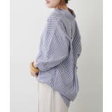 【オフィスコーデにも◎】多釦バックリボンたけのこブラウス | RMAF NICE CLAUP / OLIVE des OLIVE | 詳細画像5