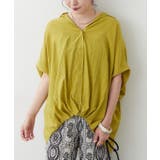 【オフィスコーデにもおすすめ 無地 ドット柄】バックギャザーブラウス | RMAF NICE CLAUP / OLIVE des OLIVE | 詳細画像10