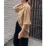 透かし柄開襟シャツ | RMAF NICE CLAUP / OLIVE des OLIVE | 詳細画像8