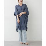 さらっと快適 体型カバー オーバーサイズワンピースブラウス | RMAF NICE CLAUP / OLIVE des OLIVE | 詳細画像5