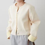 配色カーディガン | RMAF　NICE CLAUP / OLIVE des OLIVE | 詳細画像15 