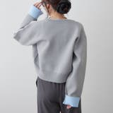 配色カーディガン | RMAF　NICE CLAUP / OLIVE des OLIVE | 詳細画像26 