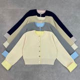 配色カーディガン | RMAF　NICE CLAUP / OLIVE des OLIVE | 詳細画像42 