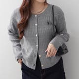 【POLO】ケーブルカーディガン | RMAF　NICE CLAUP / OLIVE des OLIVE | 詳細画像2 