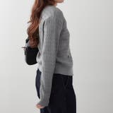 【POLO】ケーブルカーディガン | RMAF　NICE CLAUP / OLIVE des OLIVE | 詳細画像5 