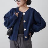 【選べるデザイン】アソートデザイン釦カーディガン | RMAF　NICE CLAUP / OLIVE des OLIVE | 詳細画像6 