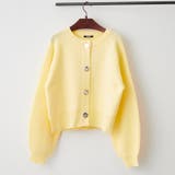 イエロー | 【選べるデザイン】アソートデザイン釦カーディガン | RMAF　NICE CLAUP / OLIVE des OLIVE