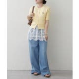 【U.S. POLO ASSN. ×RMAF】半袖ケーブルカーディガン | RMAF　NICE CLAUP / OLIVE des OLIVE | 詳細画像21 