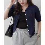 【U.S. POLO ASSN. ×RMAF】半袖ケーブルカーディガン | RMAF　NICE CLAUP / OLIVE des OLIVE | 詳細画像23 