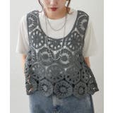 【セットアイテム】かぎ針ベスト＋Tシャツ | RMAF　NICE CLAUP / OLIVE des OLIVE | 詳細画像18 