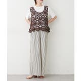 【セットアイテム】かぎ針ベスト+Tシャツ | RMAF NICE CLAUP / OLIVE des OLIVE | 詳細画像31