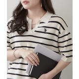 【U.S. POLO ASSN. ×RMAF】スキッパーポロ | RMAF　NICE CLAUP / OLIVE des OLIVE | 詳細画像2 