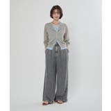 シアーレイヤード配色カーディガン | RMAF　NICE CLAUP / OLIVE des OLIVE | 詳細画像9 