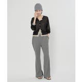 シアーレイヤード配色カーディガン | RMAF　NICE CLAUP / OLIVE des OLIVE | 詳細画像18 